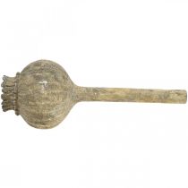 Itens Pedra artificial deco papoula antigo deco marrom Ø11cm 30cm