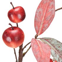 Itens Ramo de maçã artificial vermelho para decoração de outono, ramo de natal, 70 cm