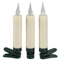 Itens Velas de árvore LED bateria brilho remoto 10 LED Alt.10cm