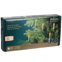 Itens Velas de árvore LED bateria brilho remoto 10 LED Alt.10cm