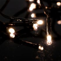 Itens Cadeia de luz LED para exterior 288er 2.4m preto/branco quente
