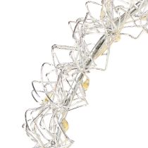 Itens Luminária decorativa LED em formato de coração de metal para pendurar, branco quente, 30 cm