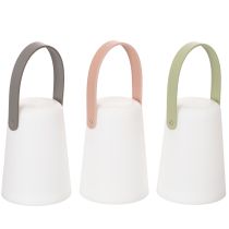 Itens Luminária com alça, luz LED portátil para uso interno e externo, 22 cm, 3 peças