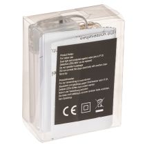 Itens Cordão de luzes LED para uso interno, alimentado por bateria, branco quente, 30 LEDs, 3m, 6 peças