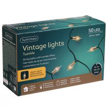 Itens Luzes de fada LED com bateria temporizador dentro de 50 LED 490cm