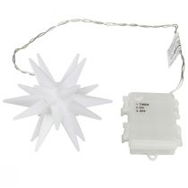 Itens Estrela LED externa bateria estrela de luz branca Ø12cm Alt.66cm