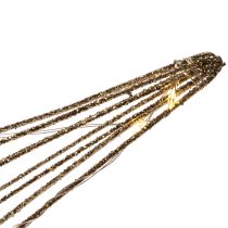 Itens Estrela decorativa de LED feita de arame para pendurar, para uso interno, 32 cm