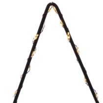 Itens Estrela LED com compartimento para pilhas e suporte para peitoril de janela e mesa, 46 cm