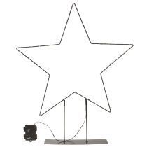 Itens Estrela LED de pé 150 Micro LED branco quente metal Ø58cm