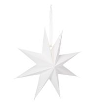 Itens Estrela de LED suspensa com temporizador, branco quente, para uso externo, 38 cm