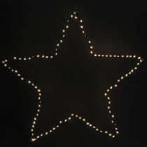 Itens Estrela LED para pendurar metal 110L branco quente interior Ø35cm