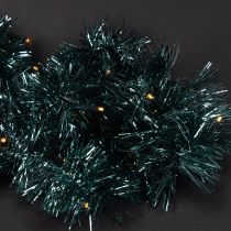 Itens Guirlanda natalina de enfeites com 60 LEDs e temporizador, para uso externo, 3m