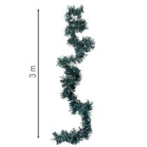 Itens Guirlanda natalina de enfeites com 60 LEDs e temporizador, para uso externo, 3m