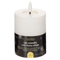 Itens Vela de pilar LED, com efeito de chama tremulante e temporizador, Ø7cm, 12cm