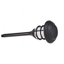 Itens Tocha LED Tocha solar de jardim preta branca quente H42cm