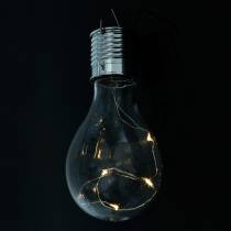 Itens Lâmpada solar LED para decoração de jardim, luz branca quente, 15 cm de altura, pacote com 5 unidades.