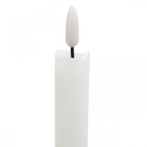 Itens Vela LED vela de mesa de cera branco quente para bateria Ø2cm 24cm 2pcs
