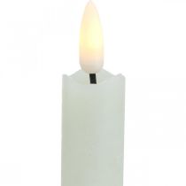 Vela LED velas de cera creme para bateria Ø2cm 24cm 2uds