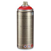 Itens Tinta spray vermelha Montana Gold acetinada mate 400ml