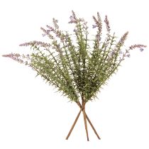 Itens Ervas artificiais de lavanda em um caule com 7 ramos 40cm 3 unidades