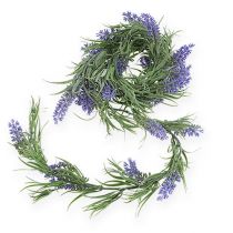 Guirlanda roxa de alfazema 175 cm