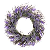 Itens Guirlanda de lavanda para a primavera, decoração de porta, item decorativo para a entrada, 60 cm