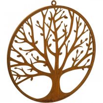 Decoração de parede árvore da vida anel de decoração de pátina anel de metal Ø38cm