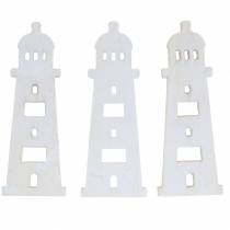 Itens Espalhe a natureza do farol deco de madeira 4 cm 72p