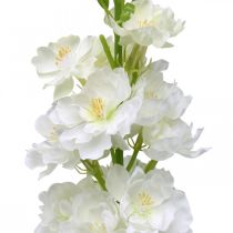 Levkoje Flor artificial branca Flor de caule artificial 78cm