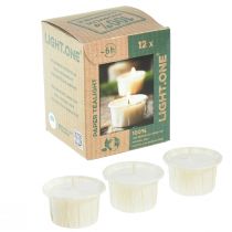Itens Luzes de chá de papel Light.one vegan natural sem plástico 12 unidades
