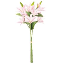 Itens Flor de lírio artificial, flor de haste, decoração, 68 cm, 3 peças