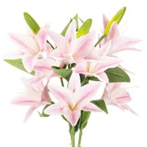 Itens Flor de lírio artificial, flor de haste, decoração, 68 cm, 3 peças