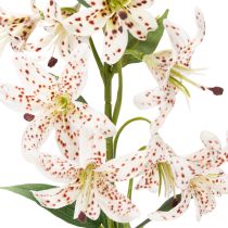 Itens Lírio artificial em formato de haste, para decoração elegante e de baixa manutenção, 82 cm, 2 peças.