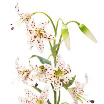 Itens Lírio artificial em formato de haste, para decoração elegante e de baixa manutenção, 82 cm, 2 peças.