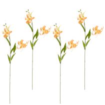 Itens Lírios artificiais, decoração para casamentos e eventos, 77 cm, 4 peças