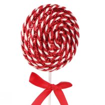 Itens Pirulito Decoração de Natal em espuma de pirulito branco vermelho Alt.30cm 2 unidades