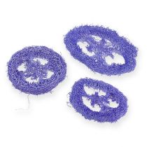 Luffa fatias roxo claro 25 unidades