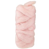 Itens Lunte Pink Wool Lunte Natural Wool Impermeável Colorfast 5cm 10m