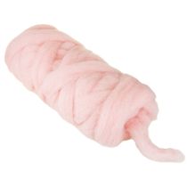 Itens Lunte Pink Wool Lunte Natural Wool Impermeável Colorfast 5cm 10m