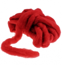 Fusível de lã 10m vermelho escuro