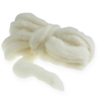 Rebite de lã 10m branco