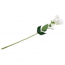 Itens Flor artificial Lysianthus branca C87,5cm