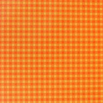 Itens Papel punho 25cm 100m xadrez laranja