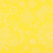 Itens Papel de punho amarelo branco Verão 25cm 100m