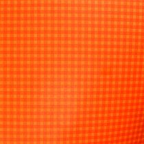 Cuff papel de 37,5 cm laranja xadrez 100m
