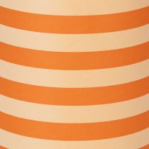 Itens Rolo de papel para punho, listrado laranja, 25 cm x 100 m