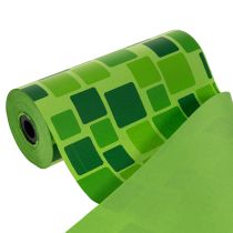 Itens Papel para punhos de buquês de flores com estampa de mosaico, 25cm x 100m