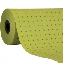 Itens Cuff papel lenço de papel musgo verde pontos 25cm 100m