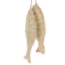 Itens Pingente decorativo náutico para pendurar, peixe decorativo, 32 cm de altura.