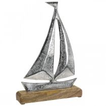 Decoração marítima, metal decorativo para veleiros, navio decorativo Alt.26cm